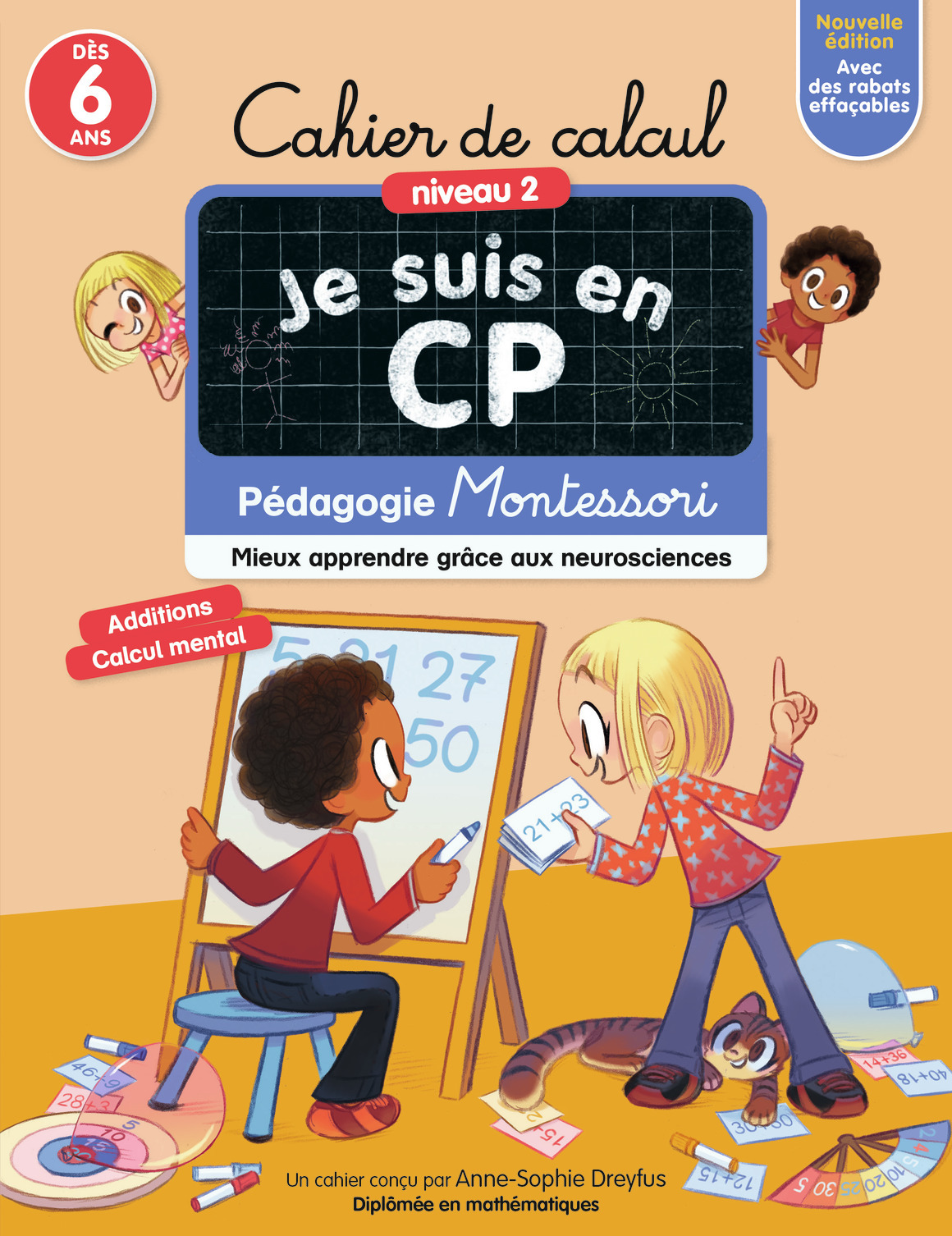 Je suis en CP - Cahier de calcul -  Niveau 2 - Anne-Sophie Dreyfus, Emmanuel Ristord - PERE CASTOR