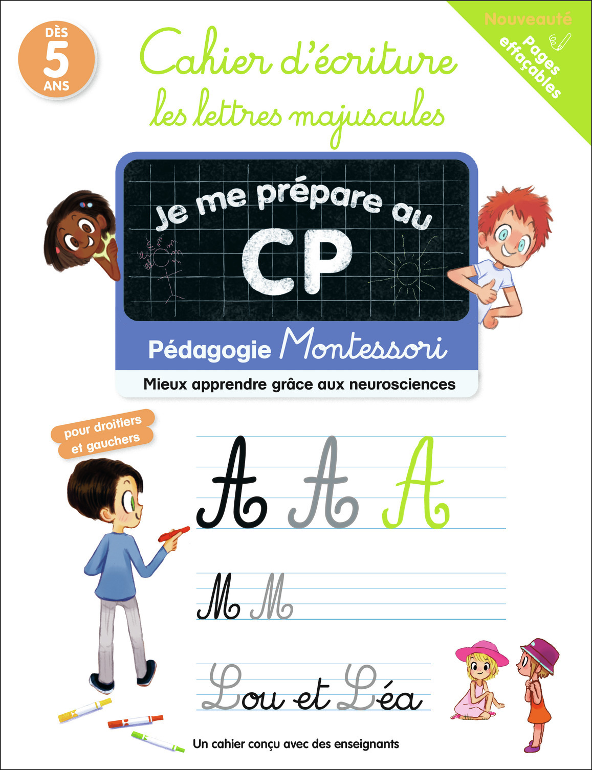 Je me prépare au CP - Cahier d'écriture : les lettres majuscules -  Collectif, Emmanuel Ristord - PERE CASTOR