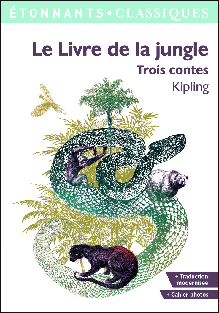 Le Livre de la jungle - Rudyard Kipling, Patrice Soulier, Louis Fabulet, Robert d' Humières - FLAMMARION