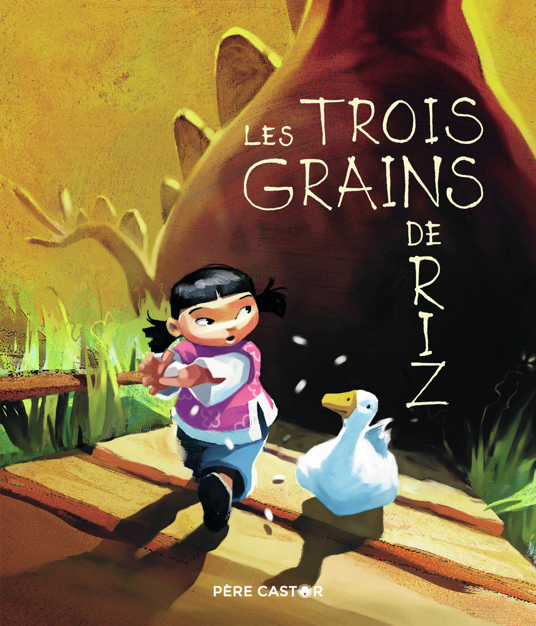 Les trois grains de riz - Virginie Sanchez, Agnès Bertron-Martin, Agnès Bertron-Martin, Virginie Sanchez, Virginie Sanchez - PERE CASTOR