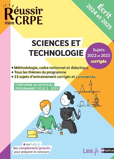 Épreuve écrite d'application Sciences et technologie - Concours 2022 et 2023 - Franck Douet, Dominique Lagraula - NATHAN