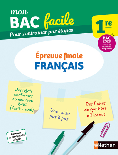 Mon Bac Facile Lycée Français 1re Novelles oeuvres au programme - Emilie Dherin, Marie Aillet - NATHAN