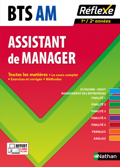 BTS Assistant de manager - Toutes les matières réflexe N 12 - 2016 - Yannick Artignan, Charlotte Berheim, Pascal Besson, Marie-José Chacon, Collectif Collectif, Madeleine Doussy, Laurence Garnier, Patrice Gillet, Béatrice Gillot, Michel Jaulin, Bernard Ma