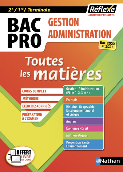 BAC PRO Gestion Administration (2ème/1ère/Terminale) Toutes les matières numéro 12 2017 - Jean-Denis Astier, Juliette Caparros, Collectif Collectif, Christophe Desaintghislain, Thierry Gonzalez, Bernard Lacaze, Marie-Line Périllat-Mercerot, Marie-Cécile S