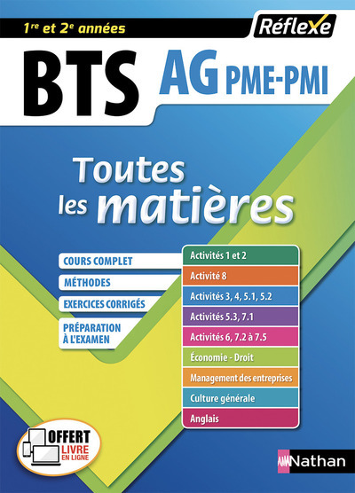 BTS Assistant de gestion PME-PMI - Toutes les matières Réflexe N10 - 2018 - Nancy Baranes, Daniel Bonnet-Piron, Collectif Collectif, Patrice Gillet, Marianne Greffe-Guimard, Xavier Le Ven, Patrick Mercati, Sophie Ortolan, Christel Pommier, Dominique Sicar