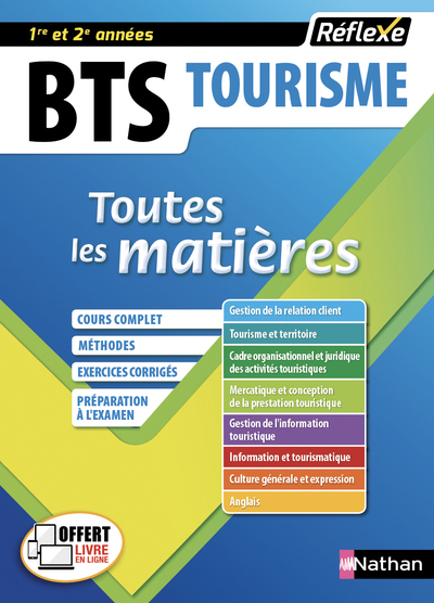 BTS Tourisme (Toutes les matières - Réflexe N°17) - 2018 - Yannick Artignan, Charlotte Berheim, Sandrine Dacunha, Jocelyne Dahan, Sonia Demedy, Madeleine Doussy, Patricia Garcia, Bernadette Germain, Gérard Laneyrie, FRANCOISE LECOUBET, Nathalie Philippot,