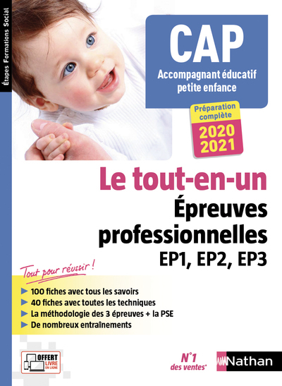 CAP accompagnant éducatif petite enfance - Le tout-en-un - EPR EP1 EP2 EP3 + PSE - (EFS) - Louisa Rebih-Jouhet, Louisa Rebih - NATHAN