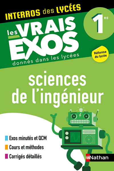 Sciences de l'ingéneur 1re (Interros des lycées) 2021 - Gwenola Launay - NATHAN