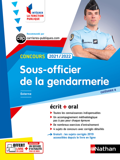 Concours Sous-officier de la gendarmerie 2021/2022- Cat B N°23 (Intégrer fonction publique) 2020 - François Louvrier, Morad Mekbel, Loïc Valentin, Adeline Munier, Danièle Bon, Élisabeth Simonin - NATHAN