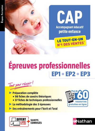 CAP accompagnant éducatif petite enfance - Le tout-en-un - EPR EP1 EP2 EP3 2022/2023 - Louisa Rebih - NATHAN