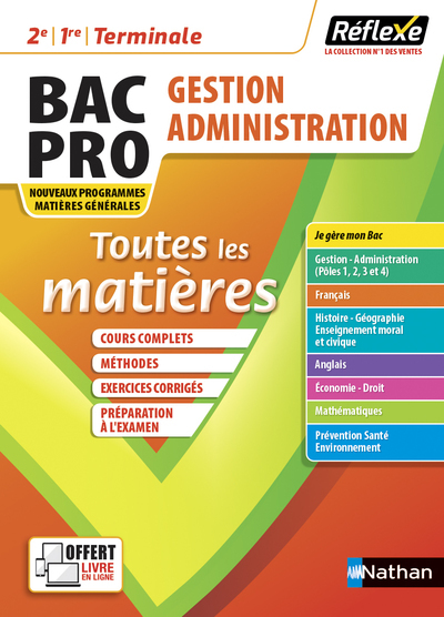 Toutes les matières BPRO GA - Réflexe N°12 2021 - Pascal Besson, Stéphane Boulet, Louise Cauchard, Martine Deconinck, Sophie Delauney, Christophe Desaintghislain, Emilie Lina, M.-L. Perillat-mercerot, M.C Senechal, Annie Zwang, Marie-Cécile Sénéchal, Mari