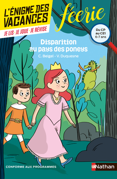 Enigmes des Vacances Disparition au pays des poneys CP/CE1 - Christine Beigel, Vincent Duquesne, Christine Ponchon - NATHAN