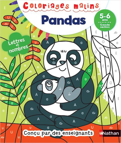 Pandas : Lettres et nombres GS - Florence Nidelet - NATHAN