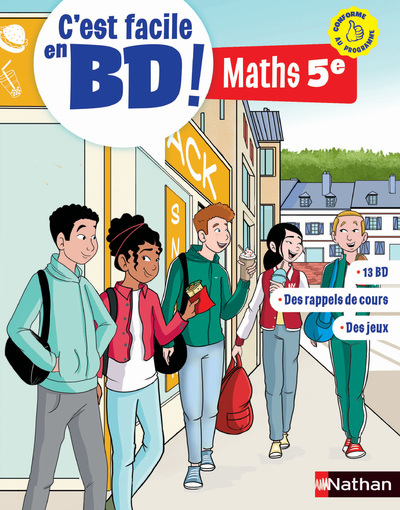 C'est facile en BD ! Maths 5ème - Axelle Soto, Carbone Carbone, Chadia Loueslati,  Carbone - NATHAN