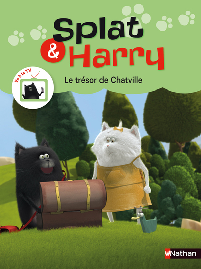 Splat & Harry - tome 2 Le trésor de Chatville - Rob Scotton, Claire le Luhern, Alice Diener, Franck Henry - NATHAN