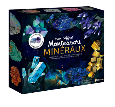 Mon coffret Montessori des minéraux - Ève Herrmann, Marlène Normand - NATHAN