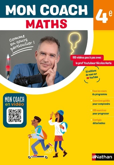 Mon coach Maths 4e - Solenne Bescond, Raphaël Denis, Olivier Révil, Nicolas Herla - NATHAN