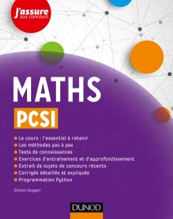 Maths PCSI - Sylvain Gugger - DUNOD