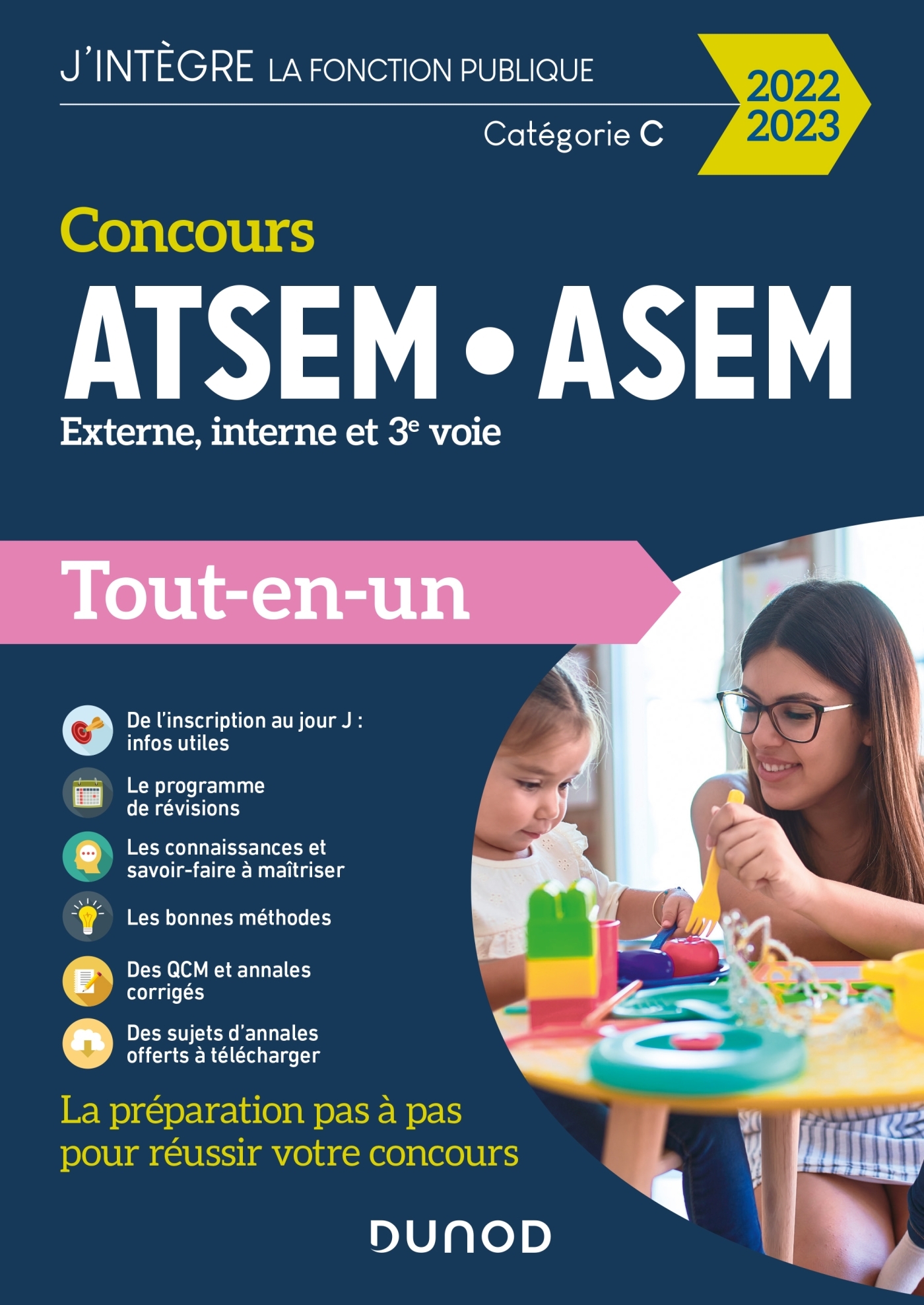 Concours ATSEM ASEM  - 2022-2023 - Corinne Pelletier - DUNOD