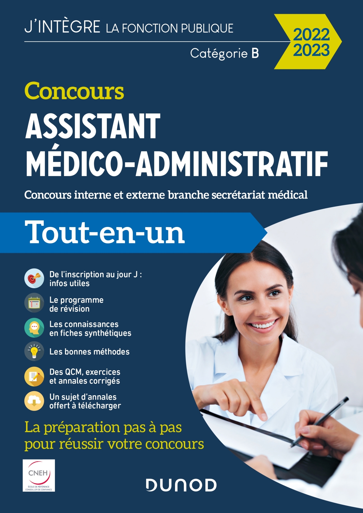 Concours Assistant médico-administratif 2022-2023 - Tout-en-un - Clothilde Poppe, Martine Daigneau - DUNOD