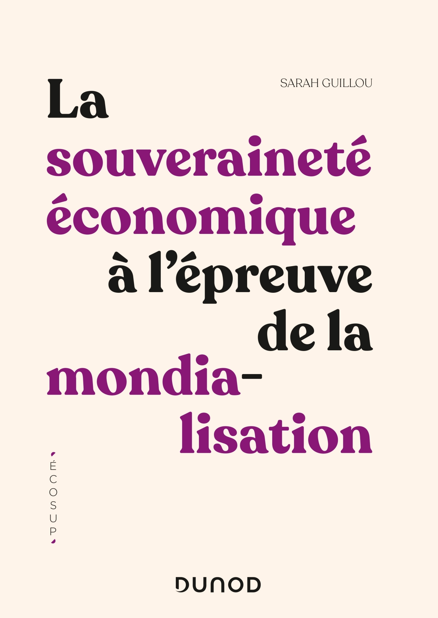 La souveraineté économique à l'épreuve de la mondialisation - Sarah Guillou - DUNOD