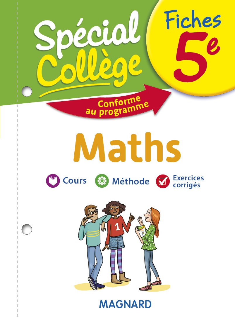 Spécial Collège Fiches Maths 5e - Bruno Benitah - MAGNARD