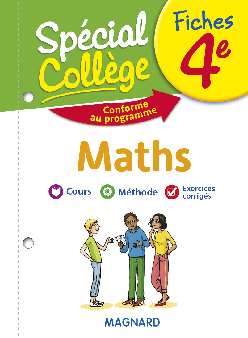 Spécial Collège Fiches Maths 4e - Stéphane RENOUF - MAGNARD