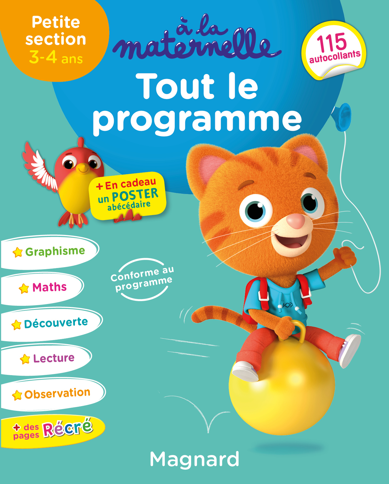 Tout le programme Petite section 3-4 ans - A la maternelle - Marie-Françoise Mornet, Nicolas Francescon, Isabelle Jacqué - MAGNARD