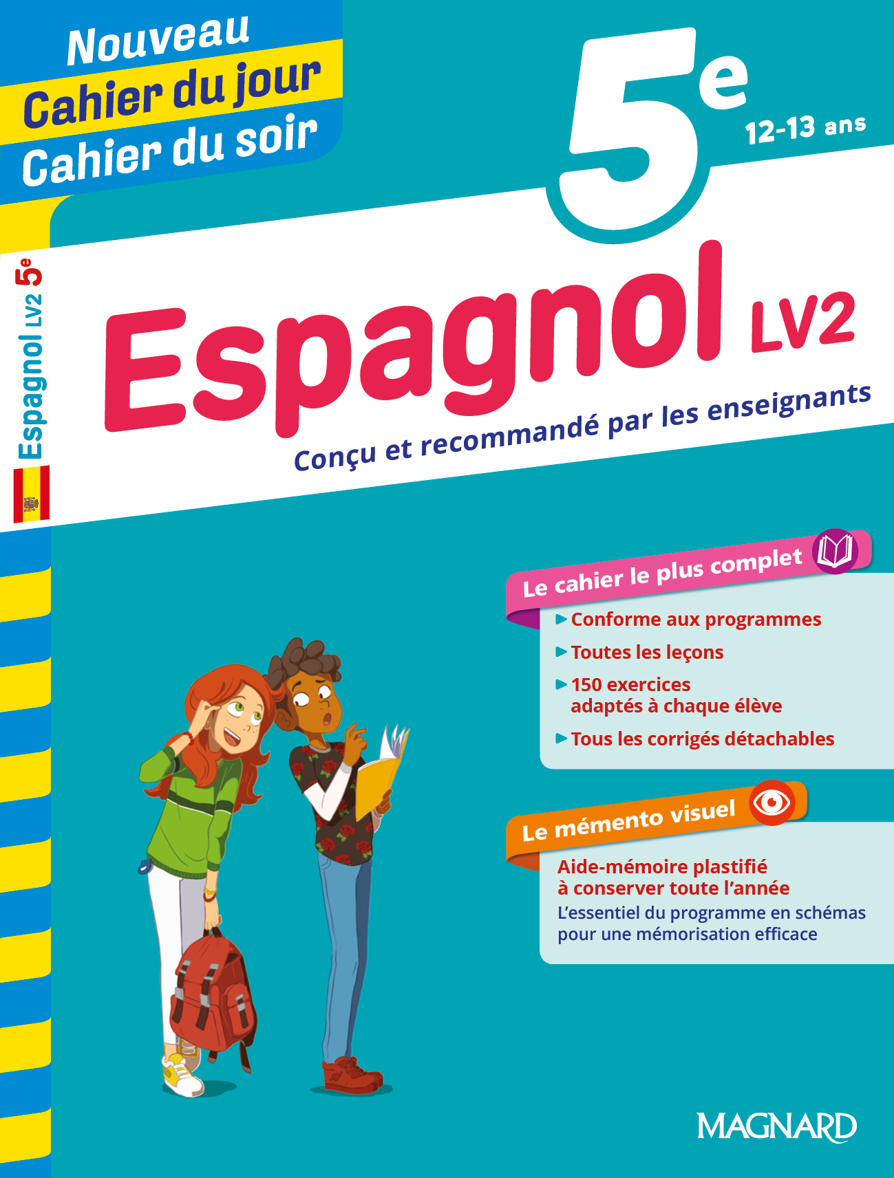 Espagnol 5e - Cahier du jour Cahier du soir - Caroline Silvestre, Nieves Ciria-Ménard - MAGNARD