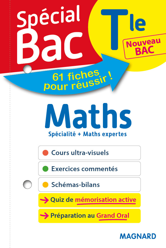 Spécial Bac Fiches Maths + Maths Expertes Tle Bac 2021 - Vito Punta - MAGNARD