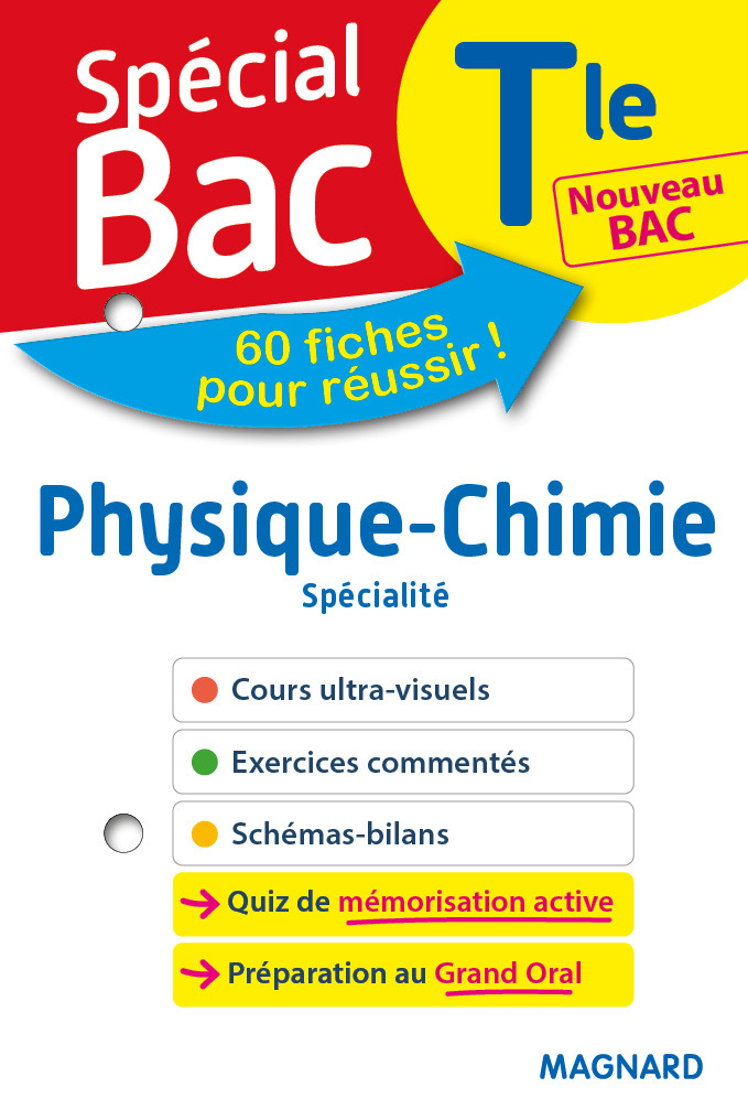 Spécial Bac Fiches Physique Chimie Tle Bac 2021 - Christian Mariaud - MAGNARD