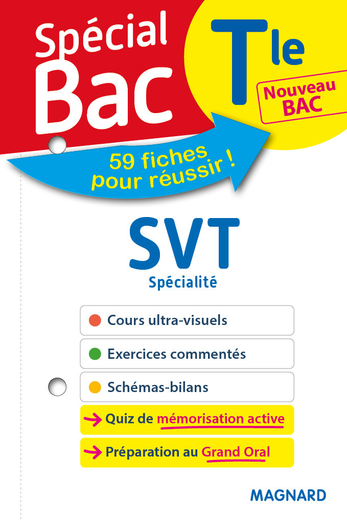 Spécial Bac Fiches SVT Tle Bac 2021 - Coraline Madec - MAGNARD