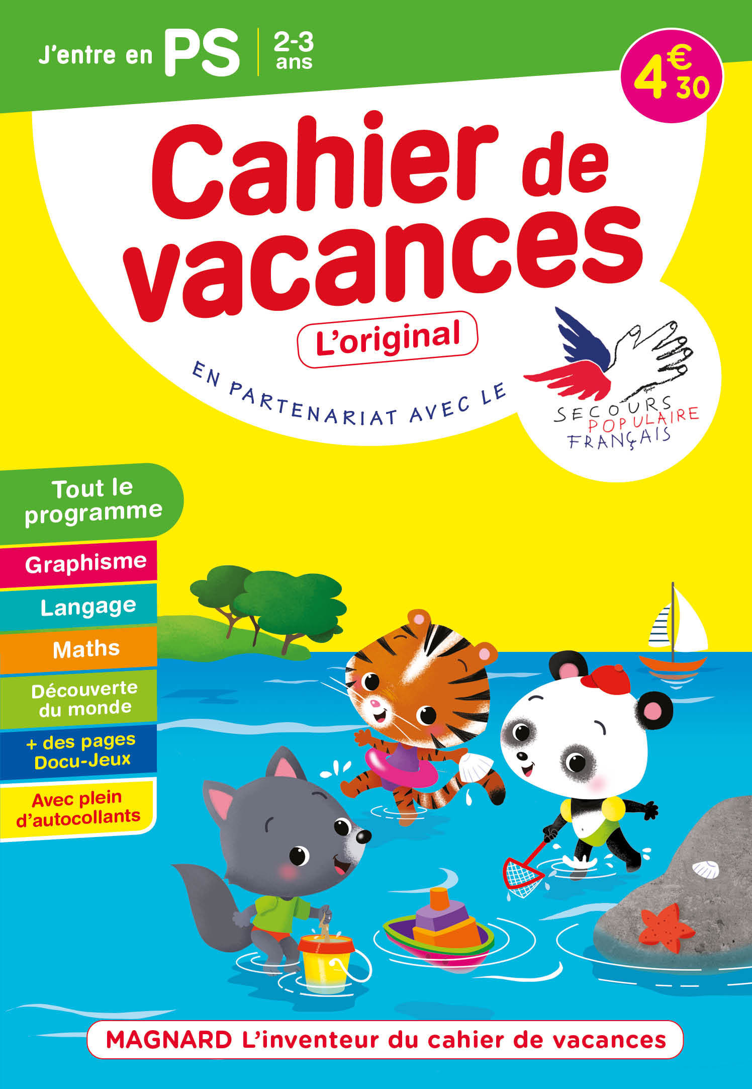 Cahier de vacances 2022, J'entre en petite section 2-3 ans - Aurélie Perrot - MAGNARD