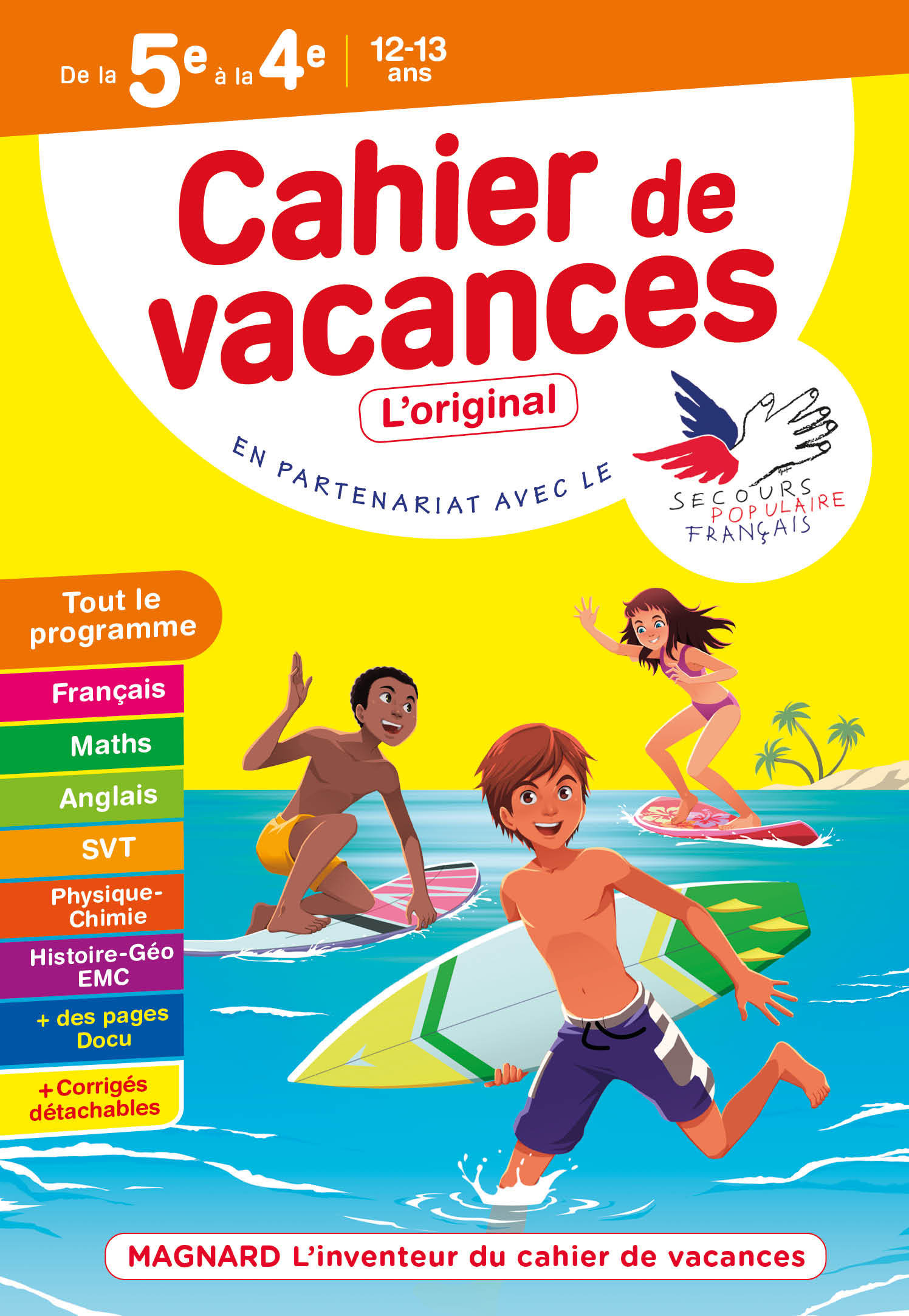 Cahier de vacances 2022, de la 5e vers la 4e - Patrick Rasset, Jean-Dominique Picchiottino, Louise Eisenstein, Nadine Daboval, Laurence Mokrani, Catherine Mazaud-Aujard - MAGNARD