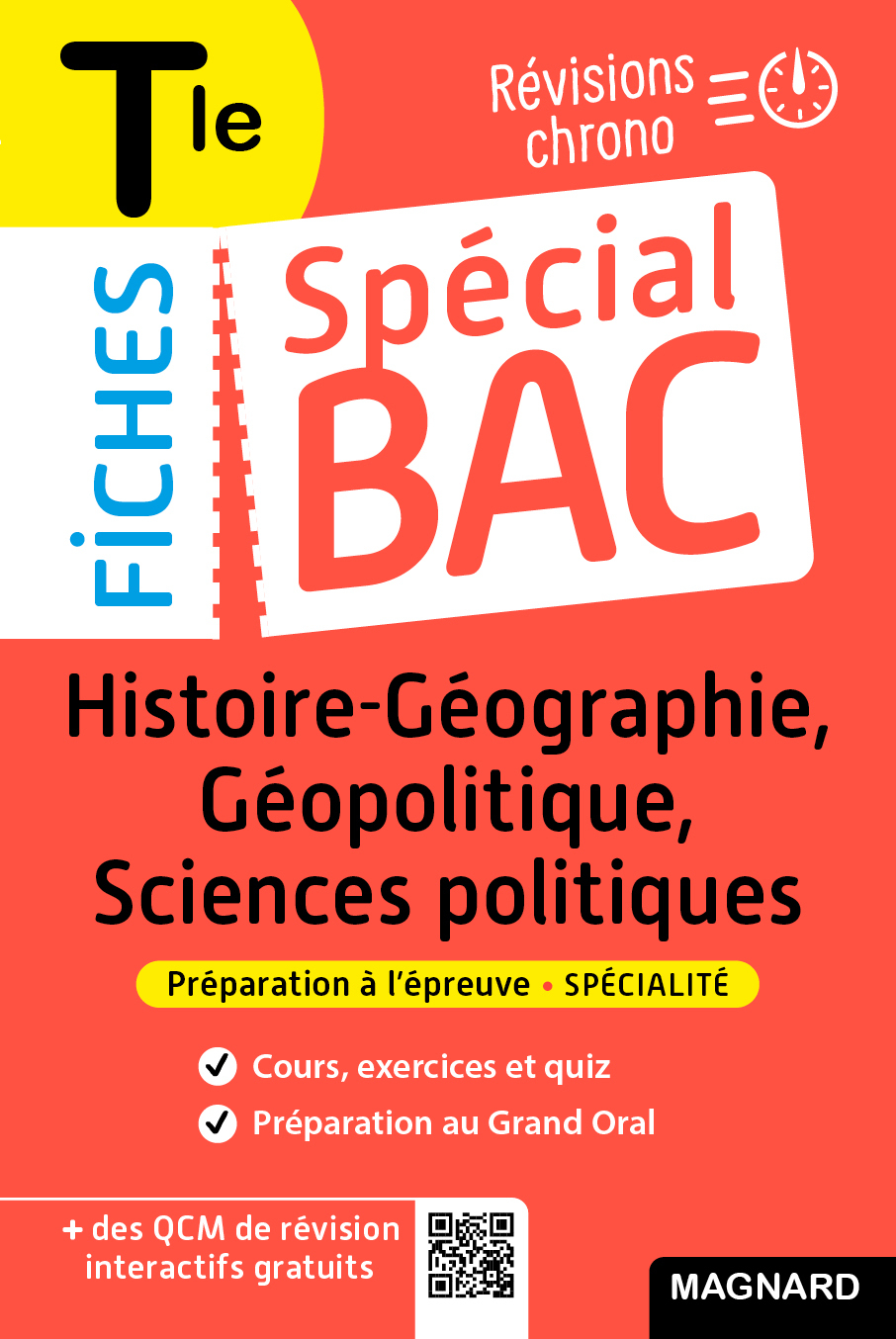 Spécial Bac Fiches Histoire-Géo, Géopolitique, Sciences Po Tle Bac 2024 - Nicolas Verlaque - MAGNARD