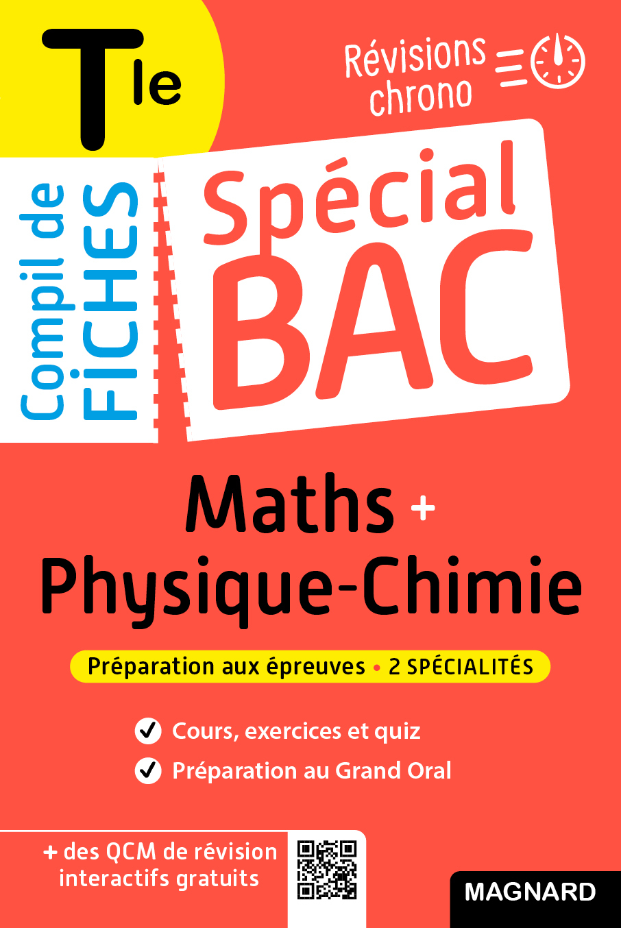 Spécial Bac Compil de Fiches Maths-Physique-Chimie Tle Bac 2025 - Christian Mariaud, Vito Punta - MAGNARD