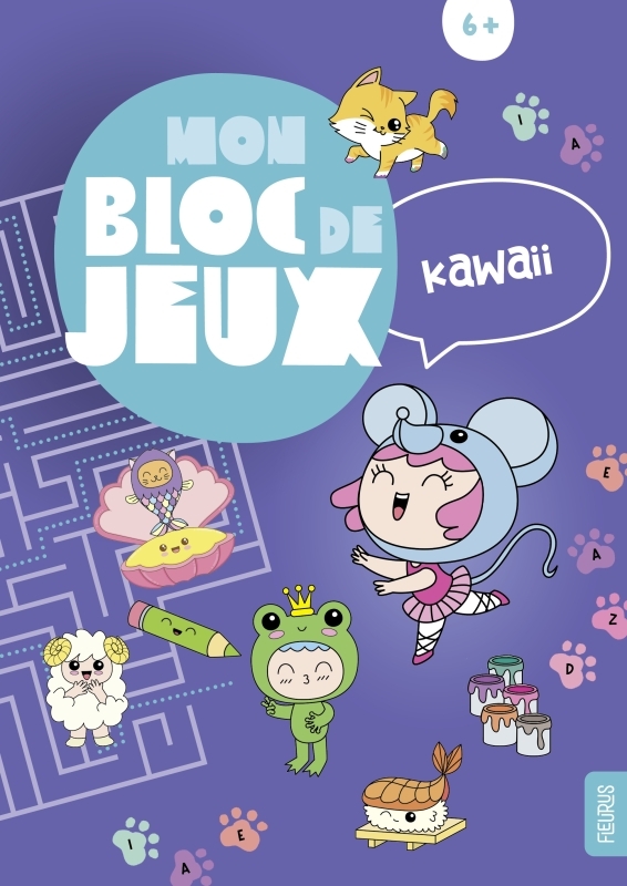 Mon bloc jeux kawaii - Mayumi Jezewski - FLEURUS