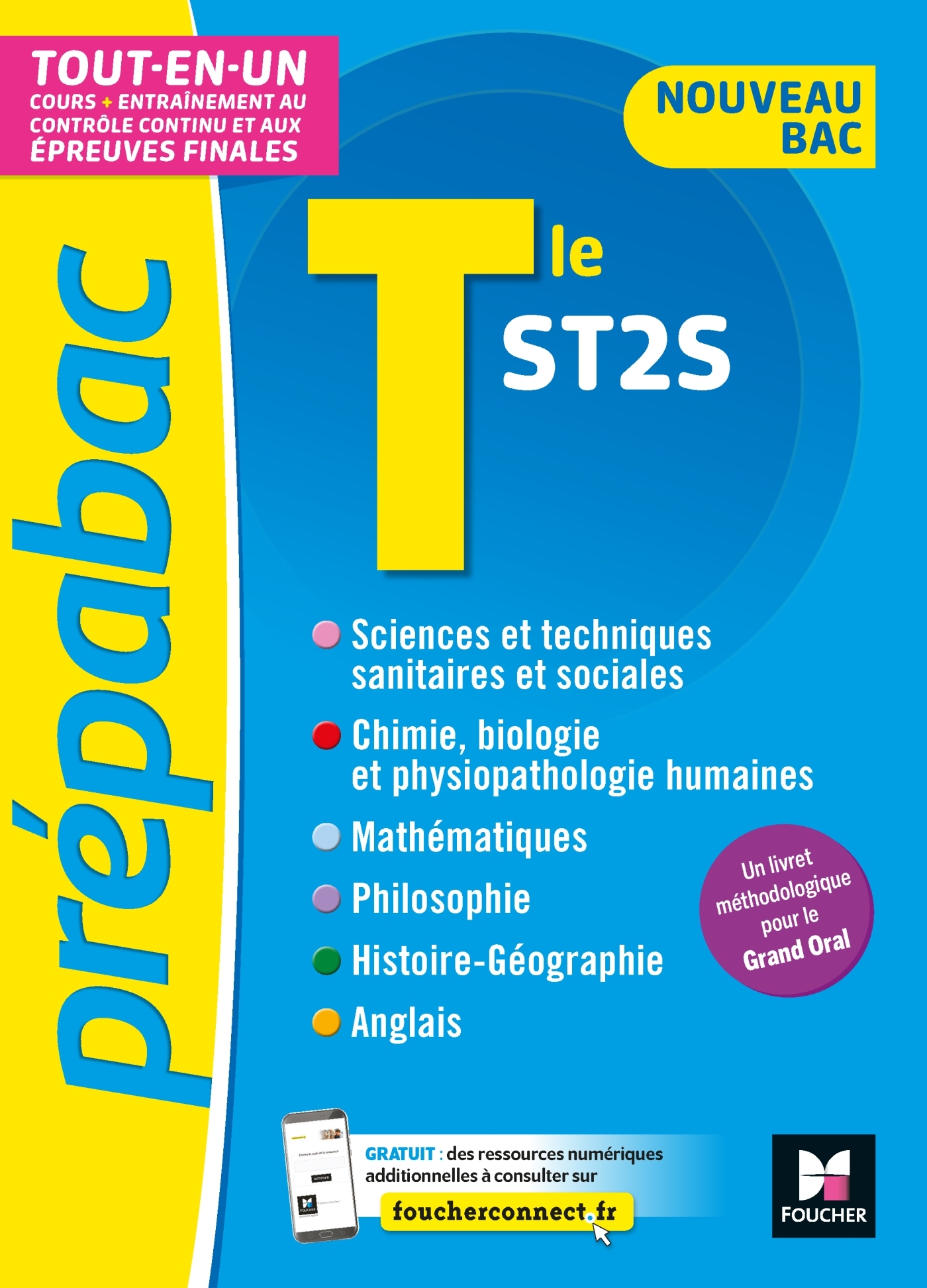 PREPABAC - Toute la terminale ST2S - Bac 2023 - Contrôle continu et épreuves finales - Révision - Audrey Bebert-Mion, Renaud Burrowes, Annie Goulvent, Bernard Verlant, Frédérique Le Graverend, Walter Vassiaux, Bousso N'Diaye, Stéphane Leteuré, Nadège Mala