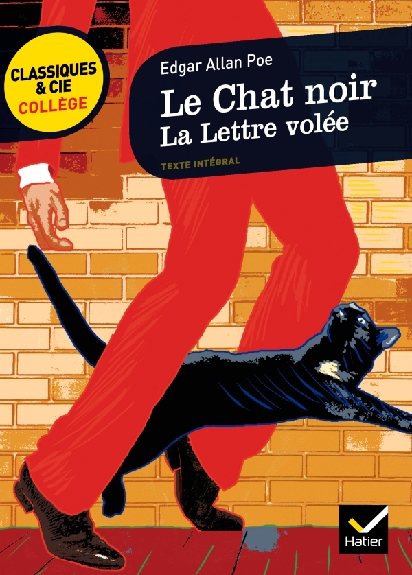 Le Chat noir, suivi de La Lettre volée - Edgar Allan Poe, Timothé Léros, Bertrand Louet - HATIER