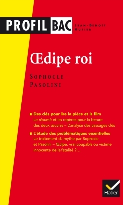 Profil - Sophocle/Pasolini, Oedipe roi - Sophocle Sophocle, Pasolini Pasolini - HATIER