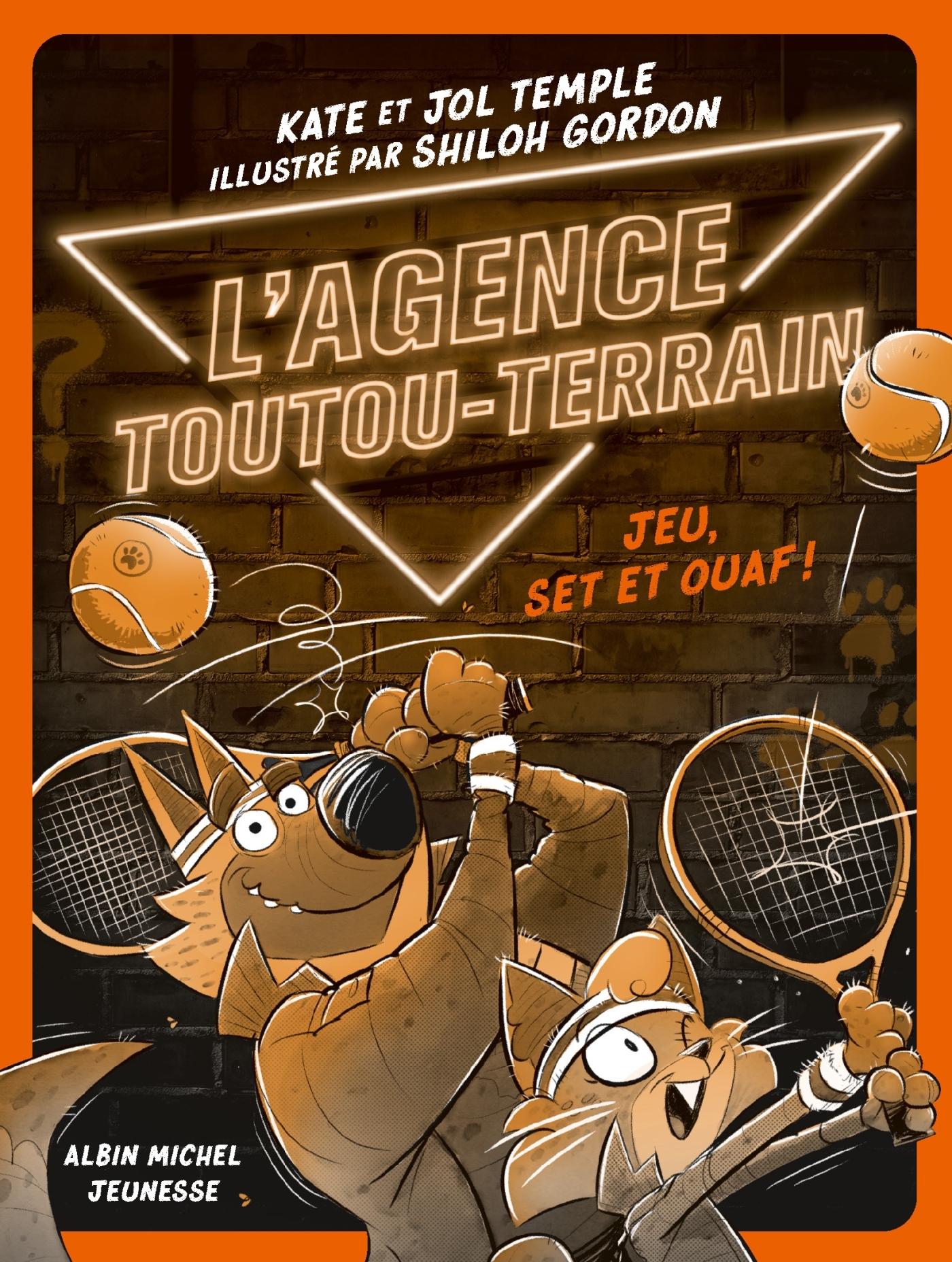 L'Agence Toutou-Terrain - tome 3 - Jeu, set et ouaf ! - Kate Kemple, Jol Kemple, Shiloh Gordon, Mickey Gaboriaud - ALBIN MICHEL