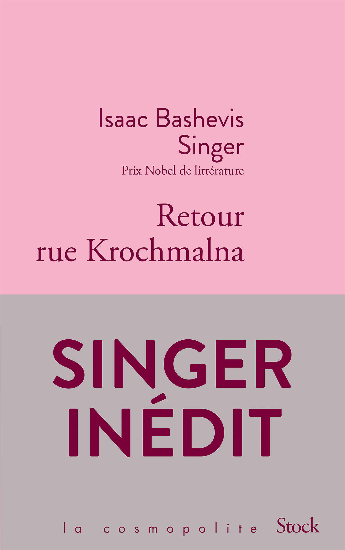 Retour rue Krochmalna - Isaac Bashevis Singer, Isaac Bashevis Singer - STOCK