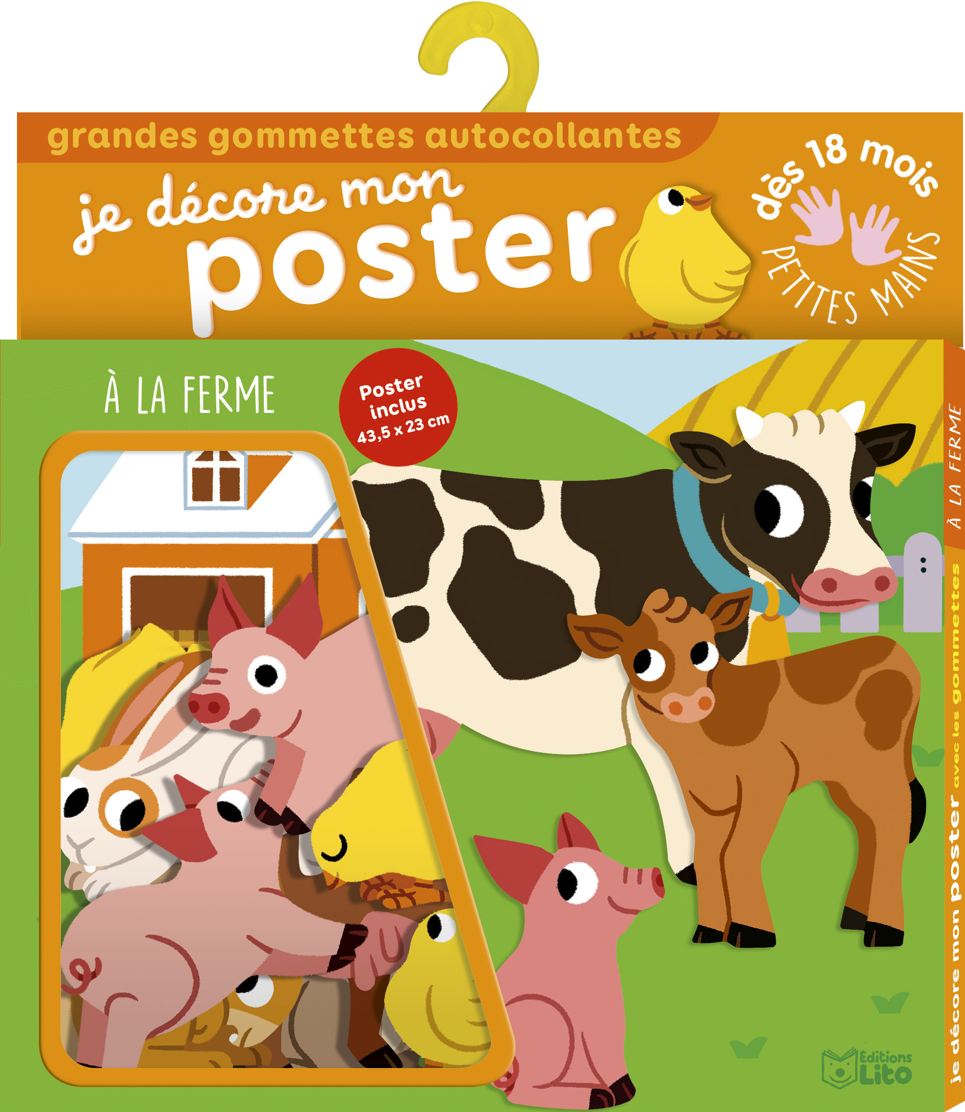 GOMMETTES POSTER 18MOIS- FERME - XXX - LITO