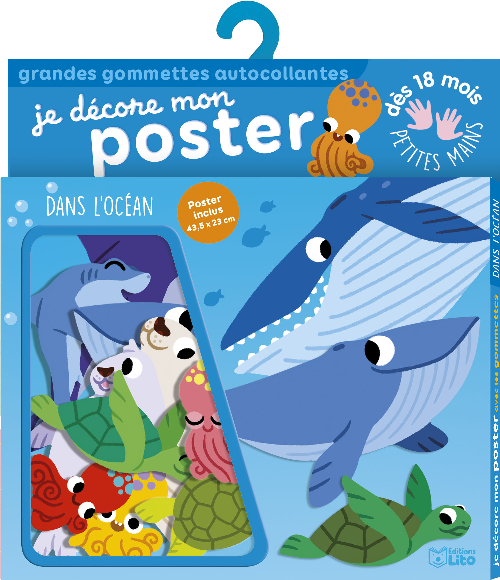 GOMMETTES POSTER 18MOIS-OCEAN - XXX - LITO