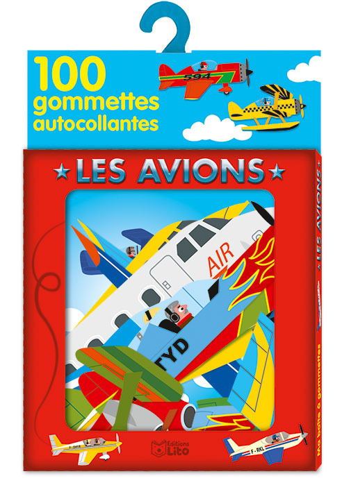 GOMMETTES LES AVIONS - XXX - LITO