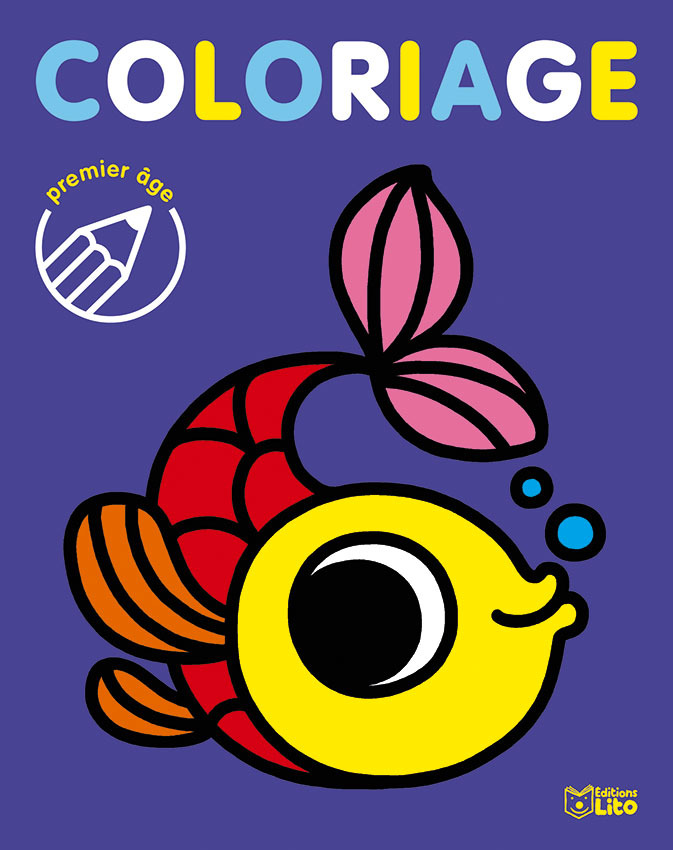 COLORIAGE 1ER AGE LE POISSON - XXX - LITO