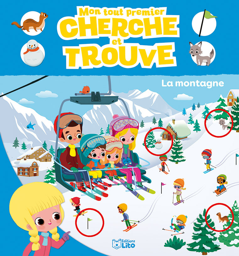 CHERCHE ET TROUVE LA MONTAGNE -  Paku - LITO