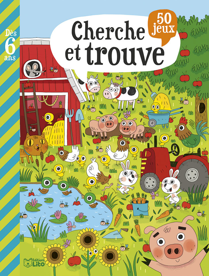 LIVRE JEUX CHERCHE ET TROUVE 6 - XXX - LITO