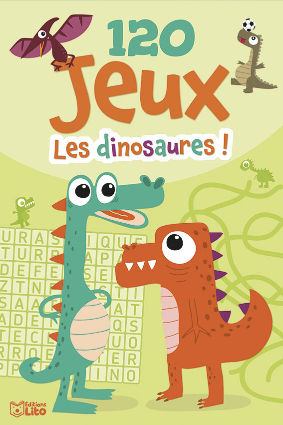 BLOC 120 JEUX-LES DINOSAURES - XXX - LITO