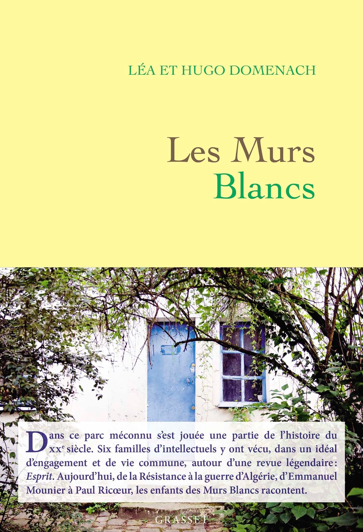 Les Murs Blancs - Léa Domenach, Hugo Domenach - GRASSET